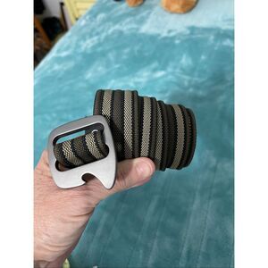 Bison Chinchilla 38mm Nylon Webbed Belt